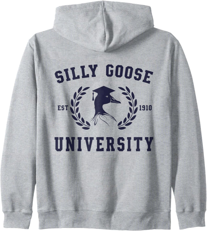 Lustiges Studenten-Meme der Silly Goose University Kapuzenjacke