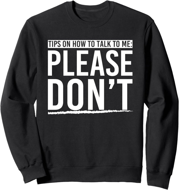 Ruhiger Beobachter Introvertiert Antisozial Geschenk Sweatshirt