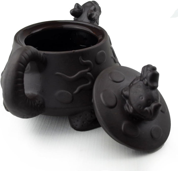 Chinesische Yixing lila Ton Teekanne Drache Teekanne Keramik Traditionelle Kung Fu Tee Set