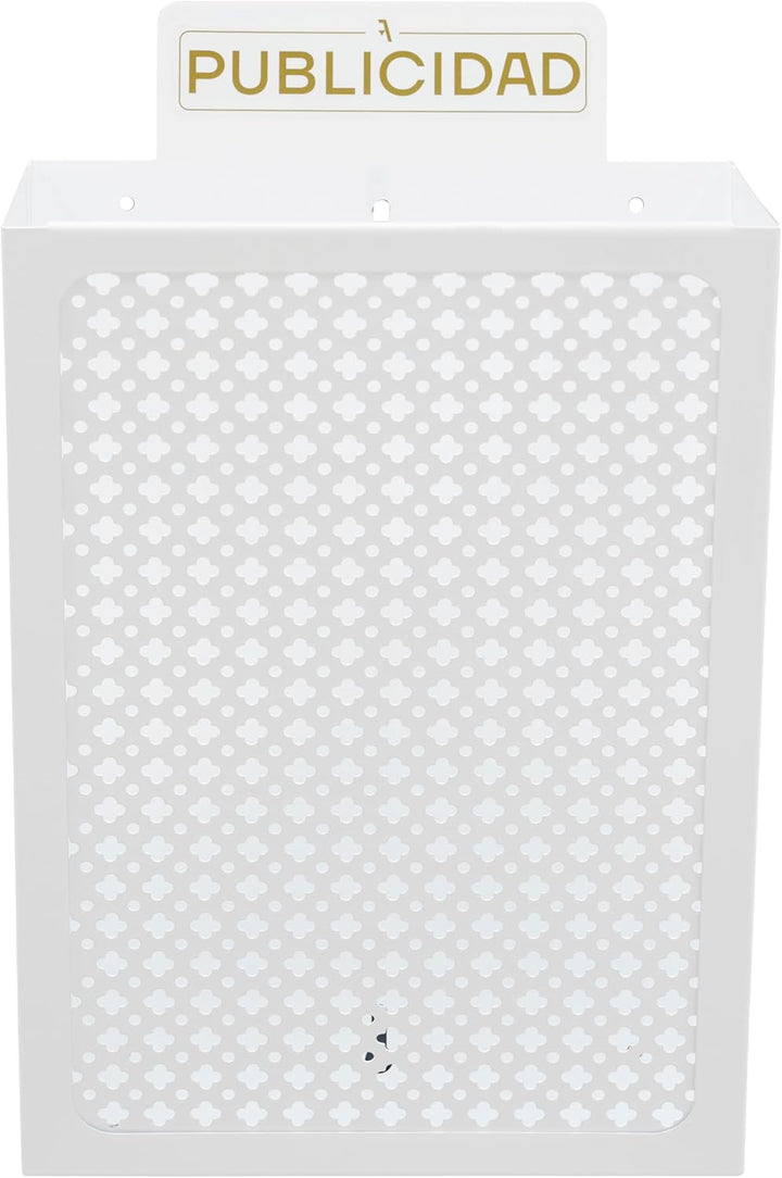 Arregui E2304 Stahl Werbekorb 7,5 l Korpus weiss und Gitter