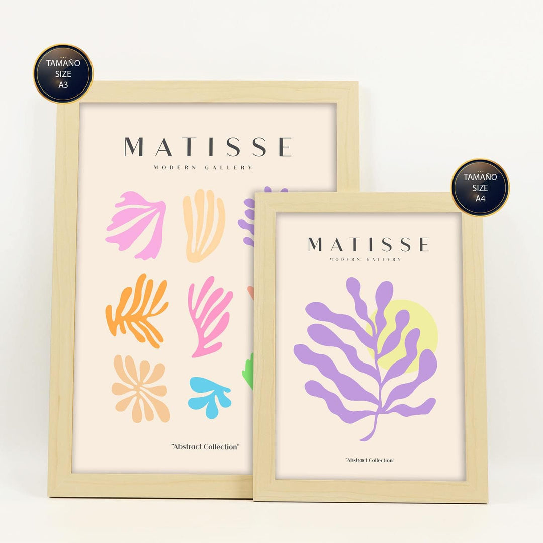 Nacnic Set mit 6 Henri Matisse Postern. Vegetation. Drucke des Fauvismus und der abstrakten Kunst fü