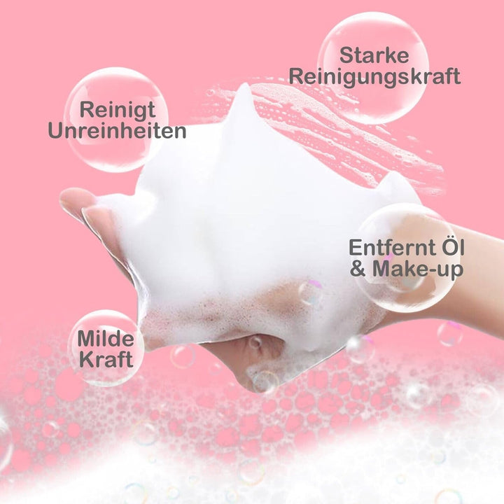 LOVELY Wimpernshampoo für Wimpernverlängerung - Aloe Vera Duft 50ml | ölfreier Schaumreiniger für Wi