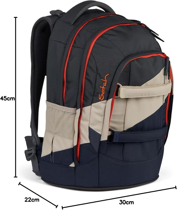 Satch Pack ab 5. Klasse ergonomisch 30L Stauraum standfest Organisationstalent 45 x 30 x 22 cm Cliff