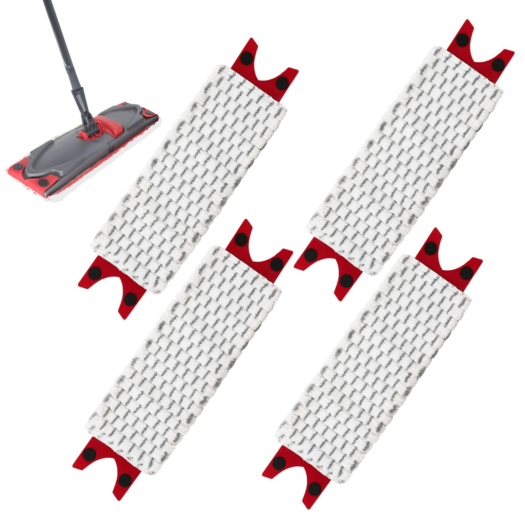 4 Stück Bodenwischer Wischmopp Ersatzbezug für Vileda Set, für Vileda Ultramax/Easy Wring UltraMax/U