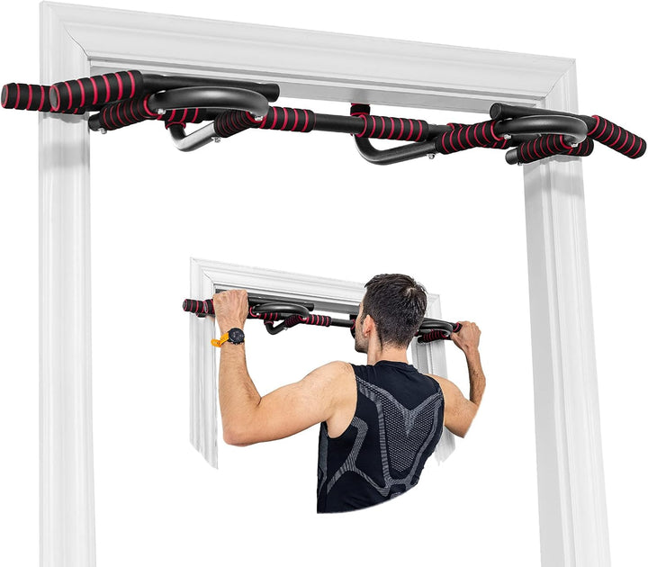 COSTWAY Klimmzugstange für den Türrahmen ohne Bohren, Tür Reckstange bis 136KG belastbar, Türstange