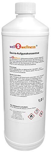 well2wellness® Saunaaufguss Konzentrat Grapefruit - Cassis 1,0 l
