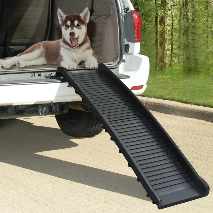 vidaXL Hunderampe Klappbar Hundeautorampe Autorampe Hundetreppe Einstiegshilfe