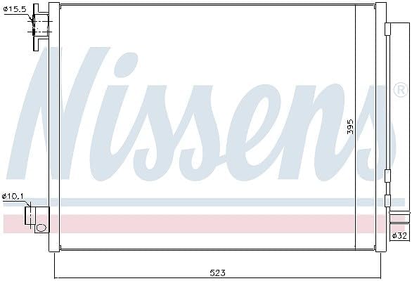 Nissens 940321 Kondensator, Klimaanlage