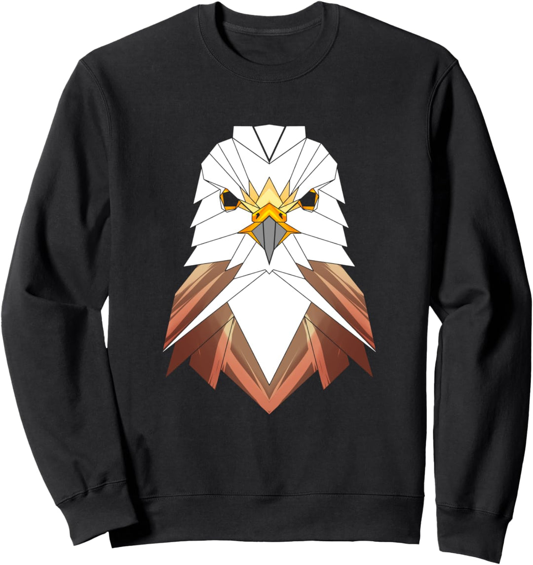 Falke Polygon Beizjagd Falknerei Falkner Geschenk Sweatshirt