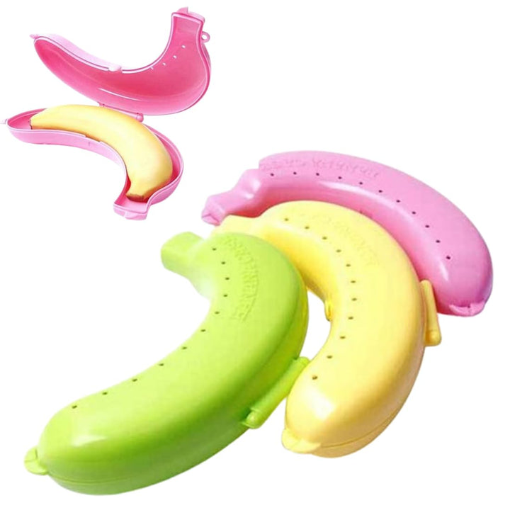 Bananenschutz, Bananen-Aufbewahrungsbehälter, Bananen-Etui, tragbarer Bananenhalter für Lunchboxen,