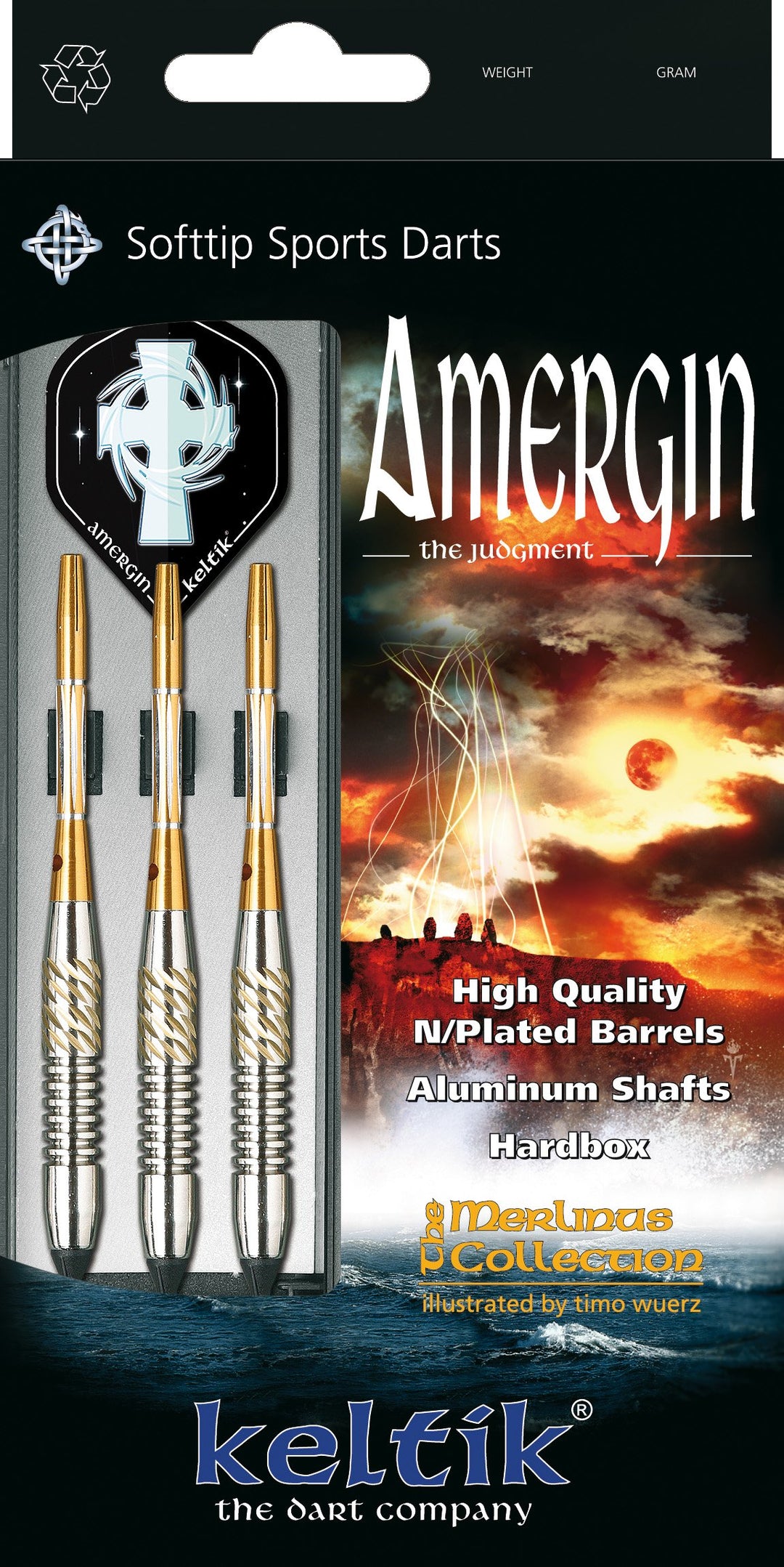Keltik Softdart Amergin 16g, Amergin 16g