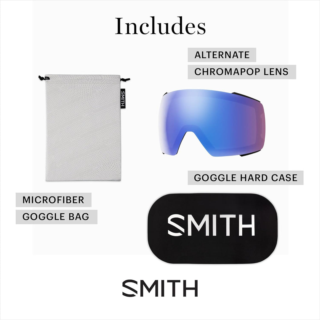 Smith Optics I/O MAG Ski- Snowboardbrille BLACK 22 - ChromaPOP Everyday Rose Gold Mirror NEU