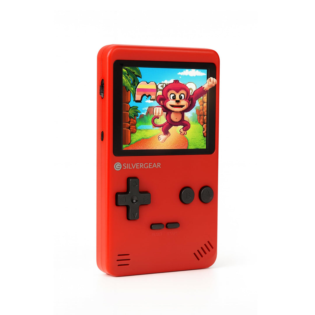 Silvergear® Analogue Pocket Konsole Retro | mit 240 Klassichen Spielen l Handheld Spielekonsole l Mi