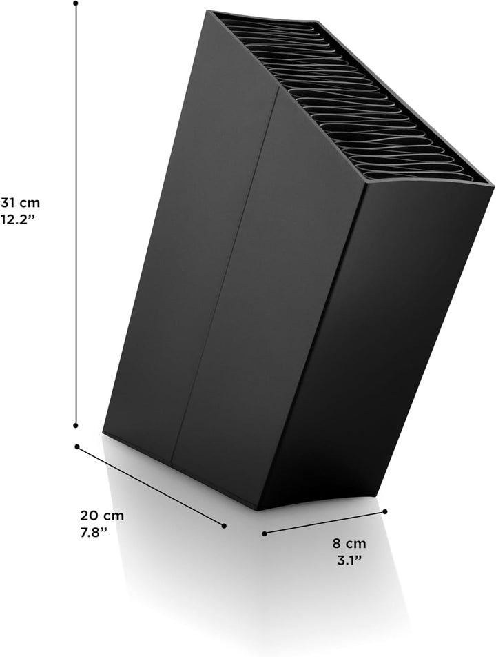 Eva Solo Messerblock, schräg, schwarz