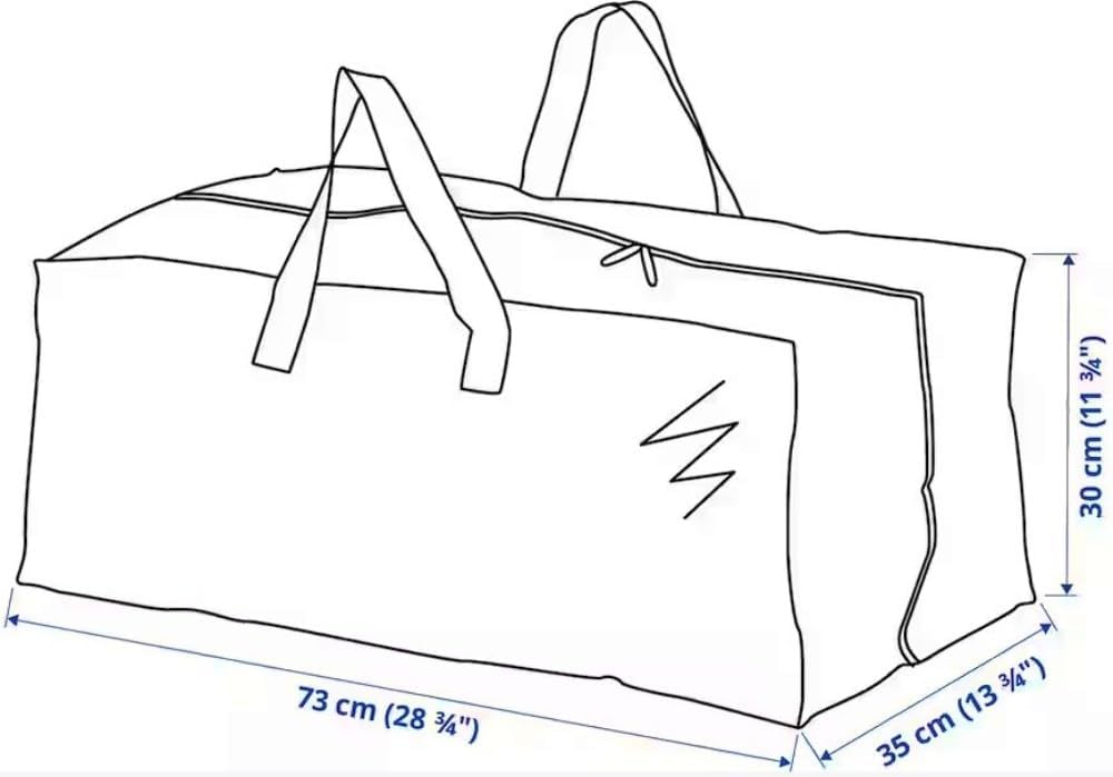 Ikea Frakta Aufbewahrungstasche – Blau (10), 10