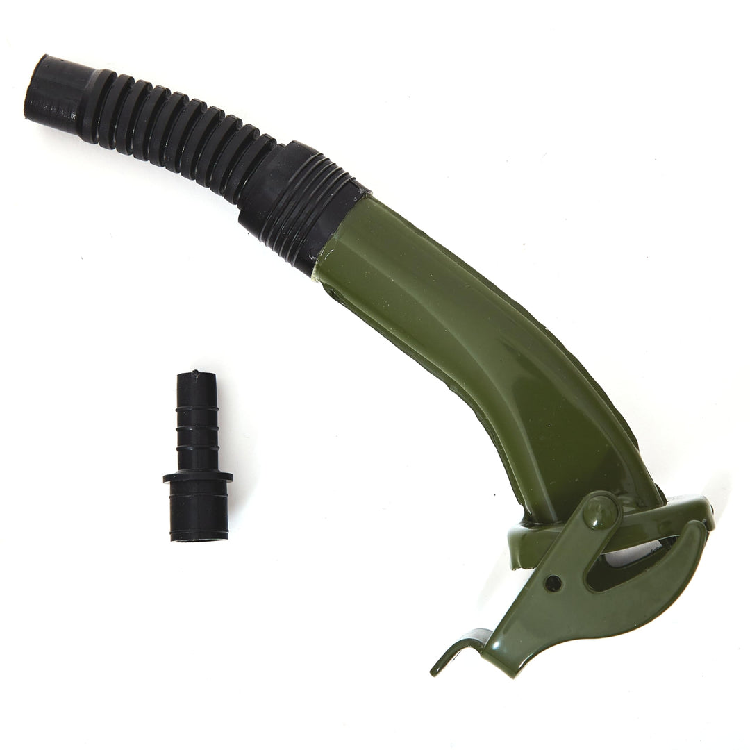 BW® Ausgiesser flexibel für Metall Benzinkanister 5/10 / 20 Liter – 25cm Flex Spout inkl. Halterung