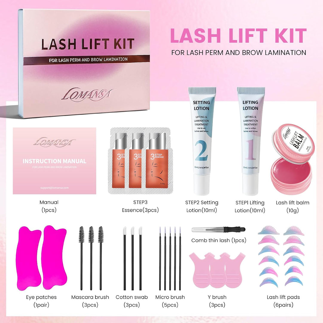 Wimpernlifting Set, Lash Lifting Set, Augenbrauen Lifting