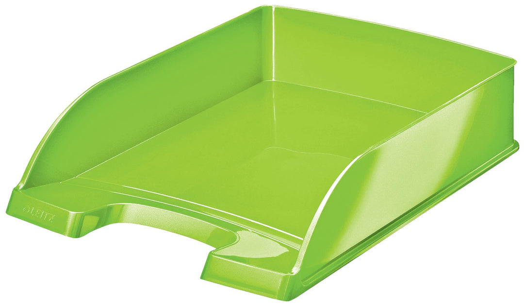 Leitz Briefkorb, A4, 5er Pack, Grün, WOW-Serie, 52263054 Grün 5 Stück, Grün 5 Stück