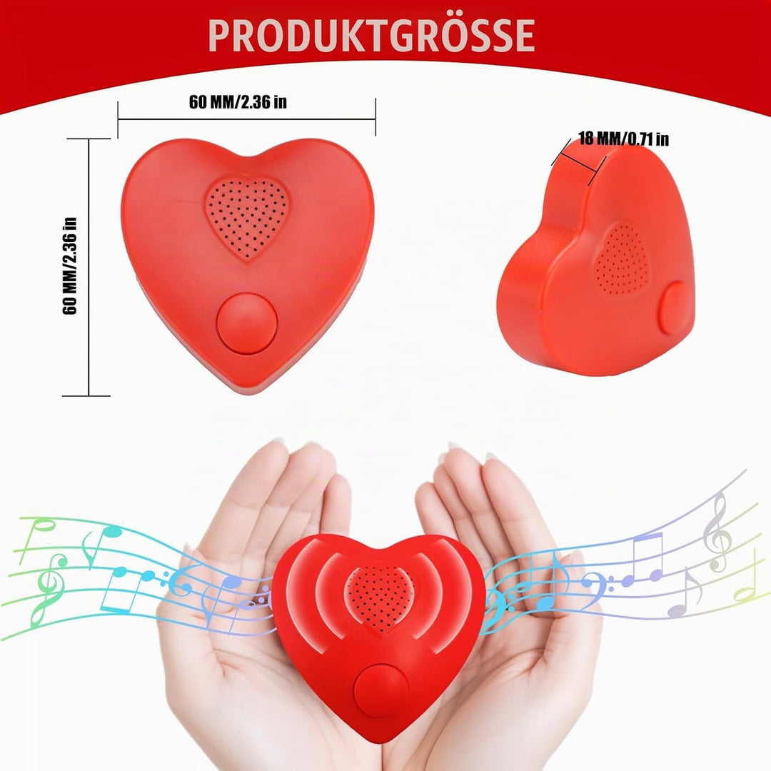 Diktiergerät, 350s Voice Box für aufnehmbares Geschenke-Knopf-Soundbox für Stofftiere, Weihnachten,