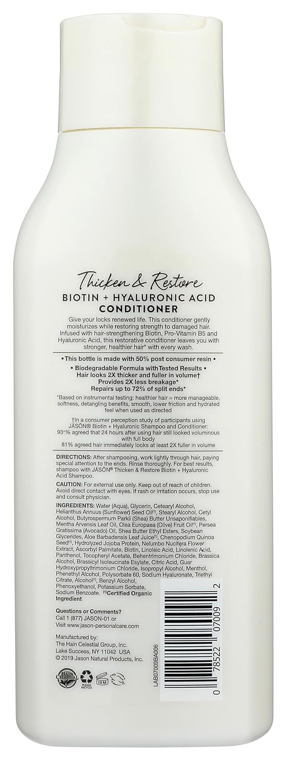 Jason Natural Products Natürliche Biotin Haarspülung 473 ml