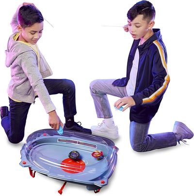 Beyblade Burst Surge Speedstorm Motor Strike Battle Set – Battle Spielset mit motorisierter Beystadi
