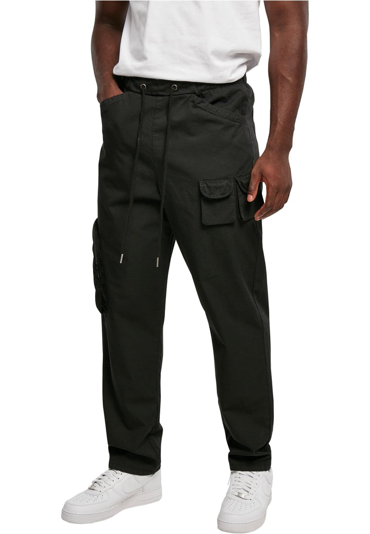 Urban Classics Herren Asymetric Pants Hose 32 Schwarz, 32 Schwarz