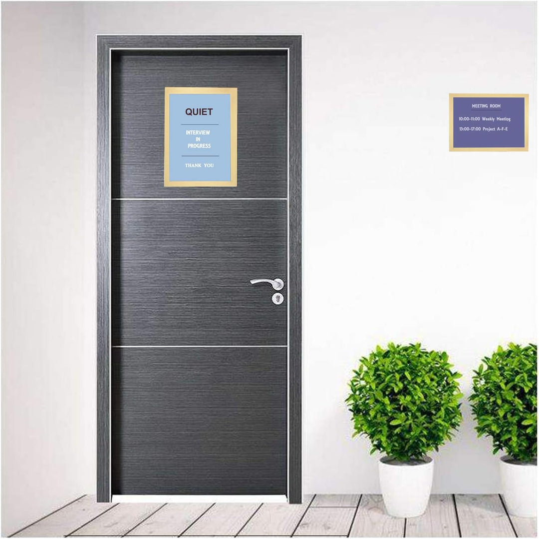 TUKA-i-AKUT 10st. A4 Info-Rahmen Selbstklebend mit Magnetverschluss, Einstecktasche Infotasche Blatt