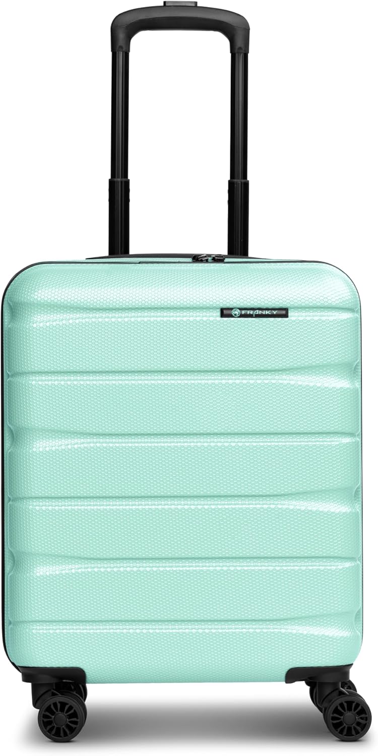 Franky Munich 4.0 Handgepäck Koffer | Hartschalen Trolley mit 4 Rollen, TSA-Zahlenschloss, Arretierb