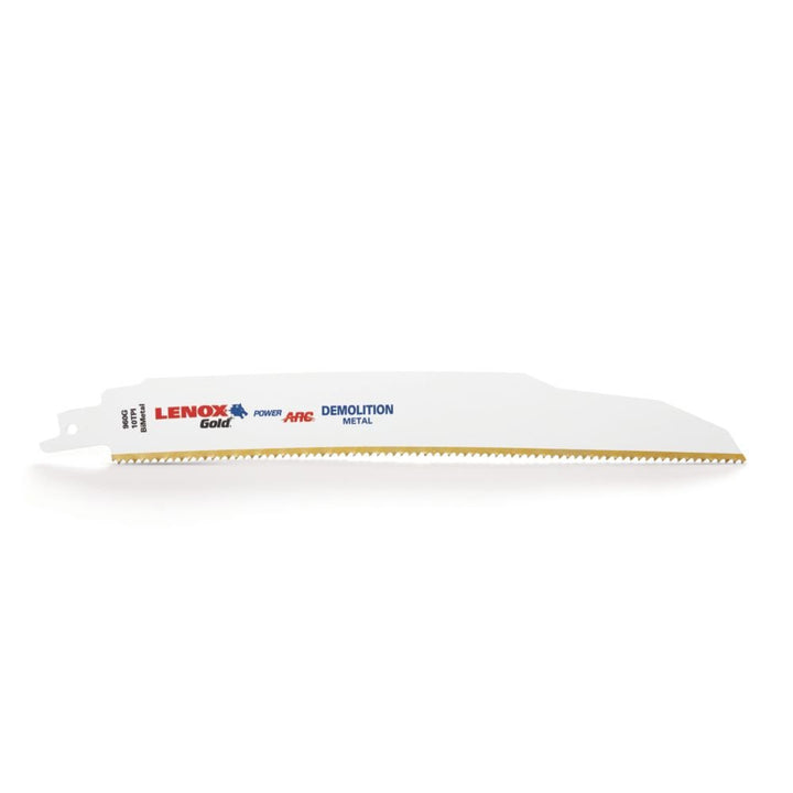 LENOX TiN-Säbelsägeblatt für Abbrucharbeiten 229 x 22 x 1,6mm 22,9 cm (9 Zoll) Robust, 22,9 cm (9 Zo
