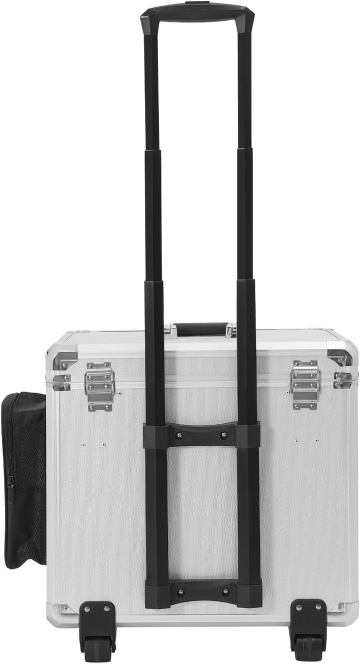 Mobile Fusspflegekoffer Höhe 91cm Grosse Kapazität Fusspflege Trolley Kosmetikkoffer Multikoffer mit