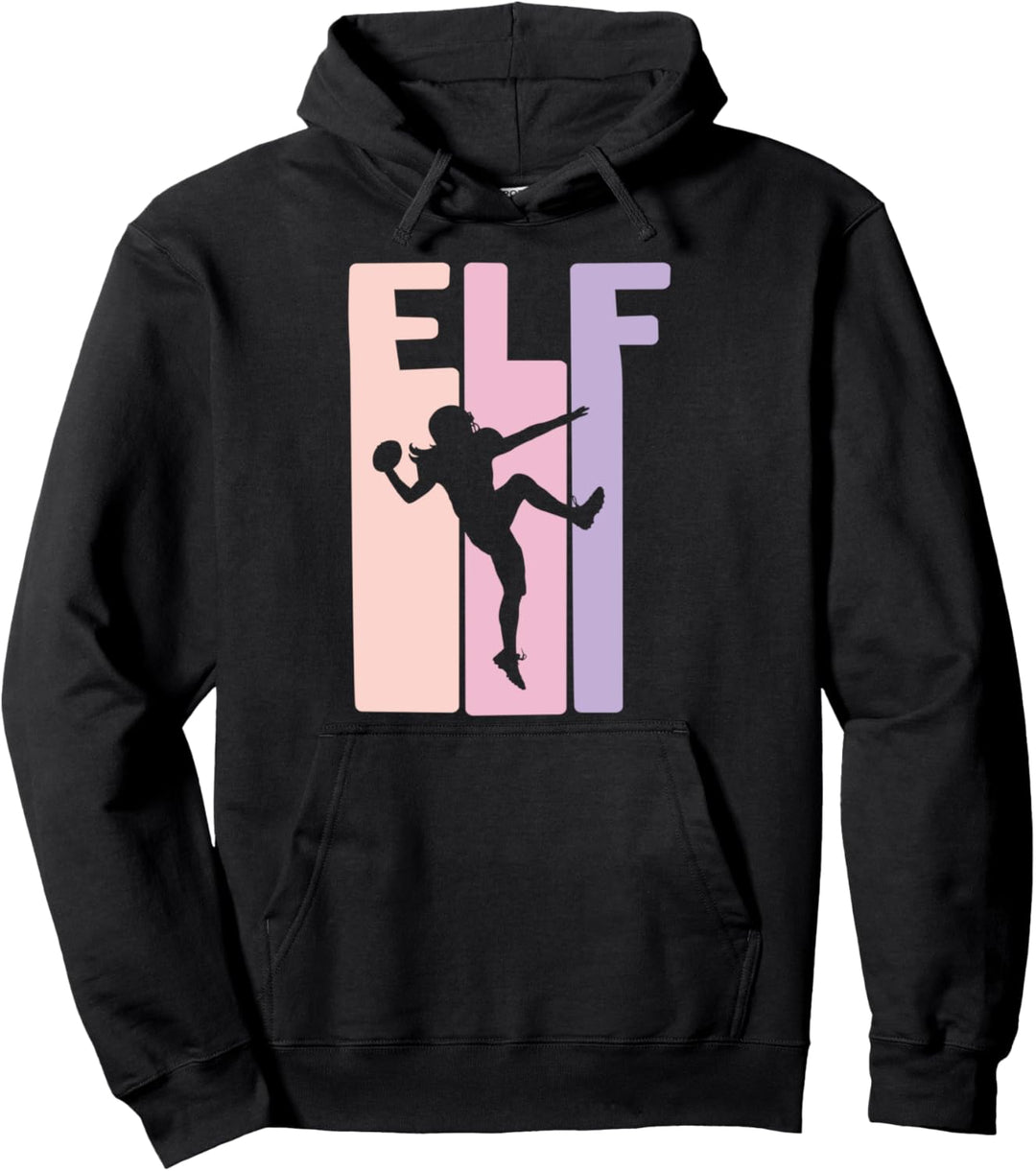 11. Geburtstag Mädchen Retro American Football 11 Jahre alt Pullover Hoodie