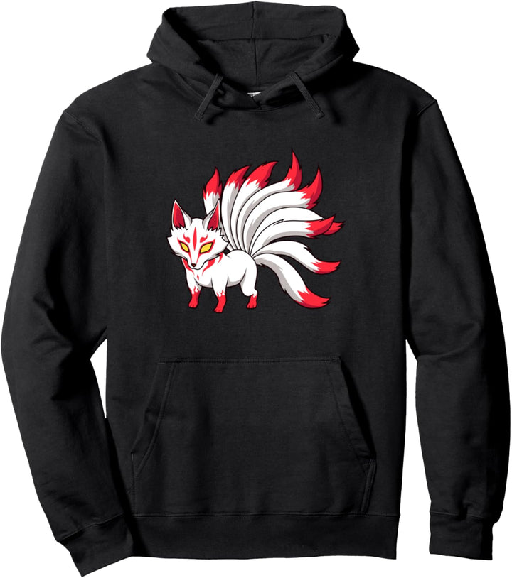 Yokai-Figur aus Japan - Kawaii Kitsune Pullover Hoodie