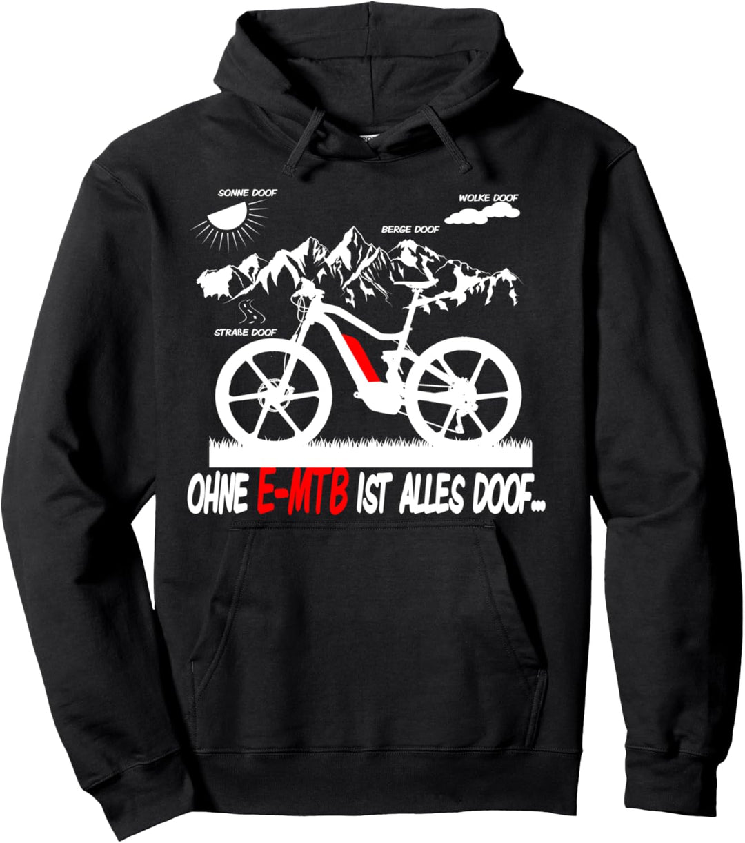 E-Bike Fahrer Geschenk T-Shirt Ebike Pedelec Elektrofahrrad Pullover Hoodie