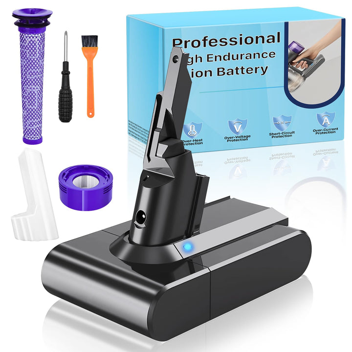 7500mAh Akku für Dyson V7 SV11, Li-ION Batterie Ersatzakku kompatibel mit V7 Motorhead/Animal/Fluffy