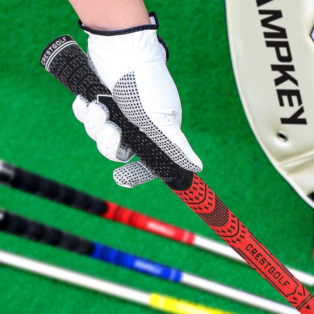 CRESTGOLF Golfgriffe Aktualisierte Multi-Compound-Golfgriffe für Golfschläger, Golf Grips Set mit 13
