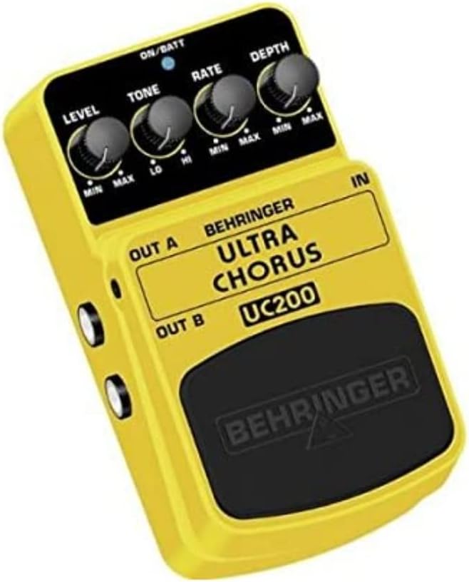 Best Price Square Guitar Pedal, Vintage DELAY VD400 by BEHRINGER & Behringer UC200 Ultimatives Stere