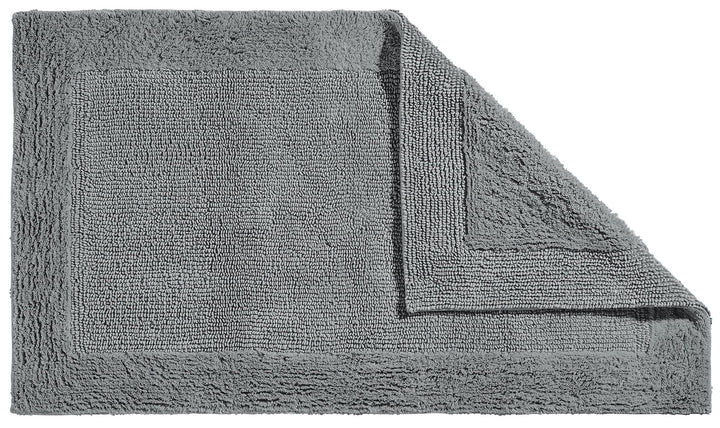 Erwin Müller Badematte, Badteppich Uni Serie Stuttgart grau Grösse 60x100 cm - extra dick, hohe Saug