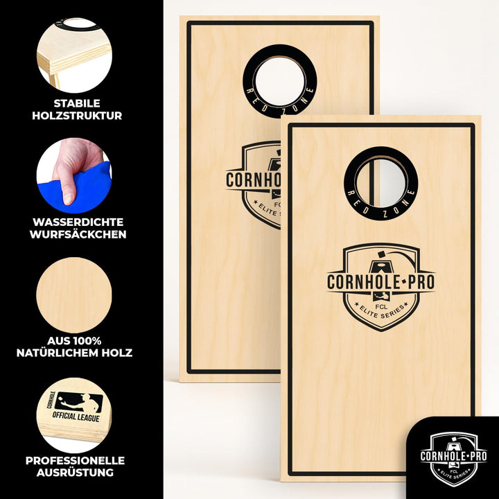 Original Offizielles Cornhole | Amerikanisches Cornhole | Einfach zu transportieren | Offizielle Abm