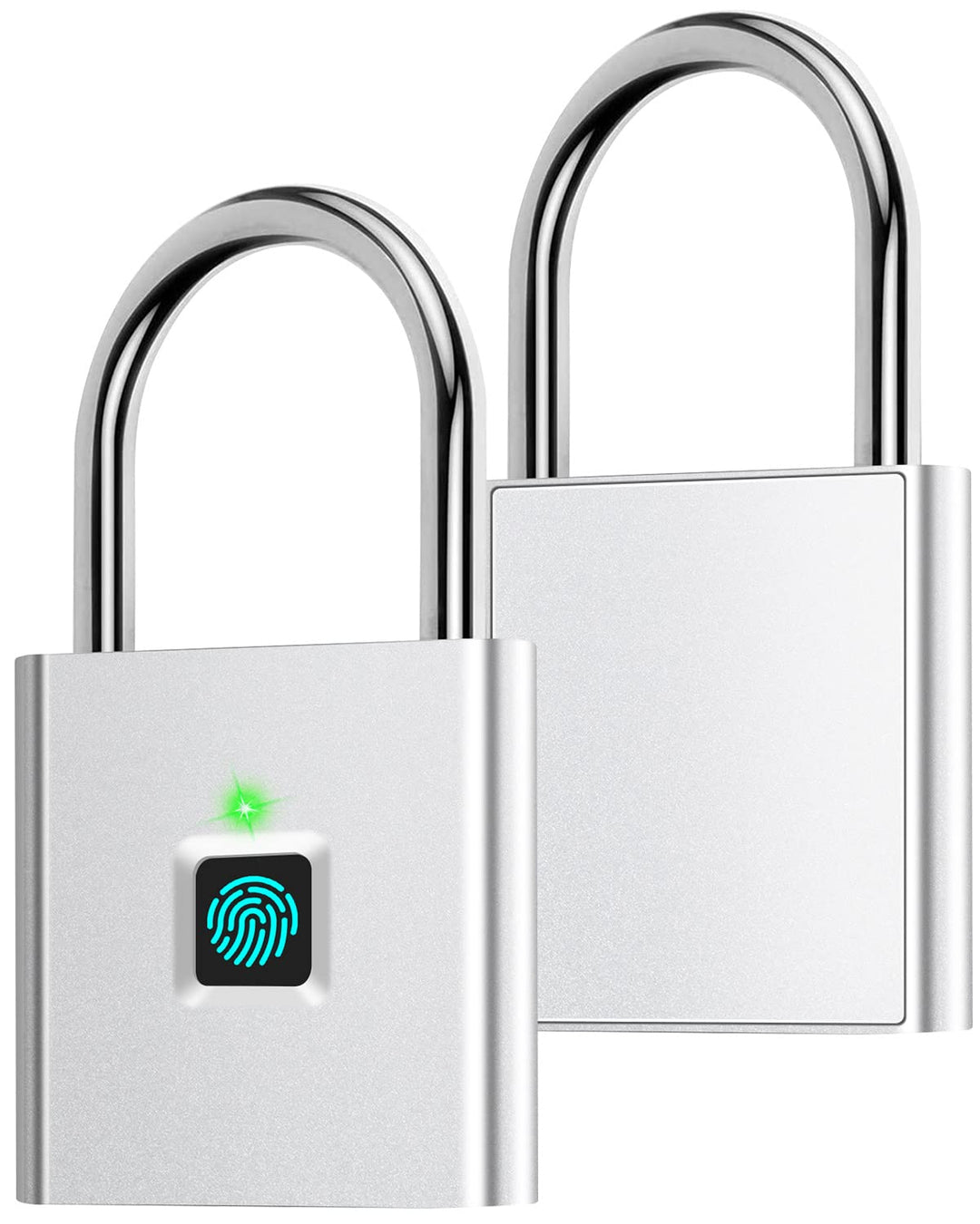 AICase Vorhängeschloss Fingerabdruck Padlock,IP67 vorhängeschloss wetterfest,Schlüsselloses Vorhänge