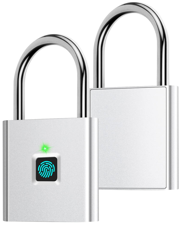 AICase Vorhängeschloss Fingerabdruck Padlock,IP67 vorhängeschloss wetterfest,Schlüsselloses Vorhänge