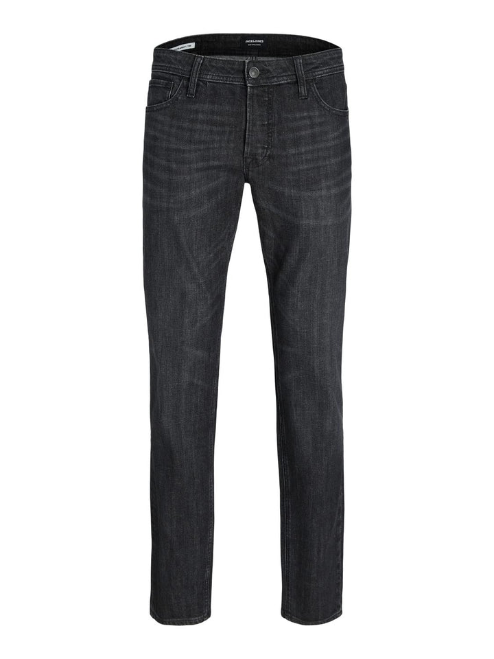 JACK & JONES Men's JJITIM JJORIGINAL AM 167 LID Jeans, Black Denim, 32W / 34L