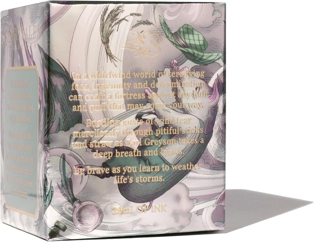 Ferris Wheel Press Fountain Pen Ink, FerriTales Collection, Deep Eucalyptus with Duochrome green/pin