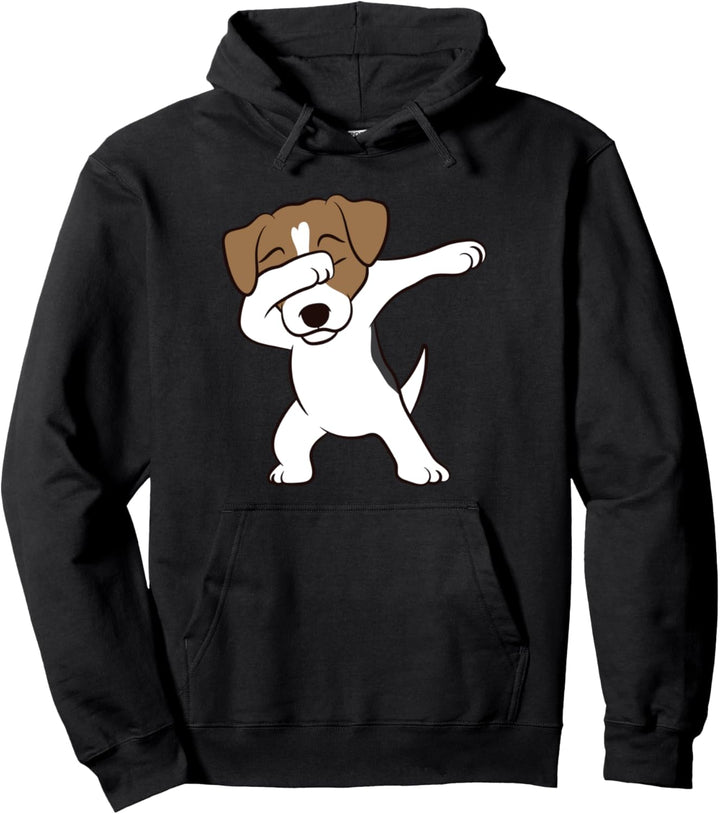 Jack Russell Terrier Hunde Dabbing Jack Russell Pullover Hoodie
