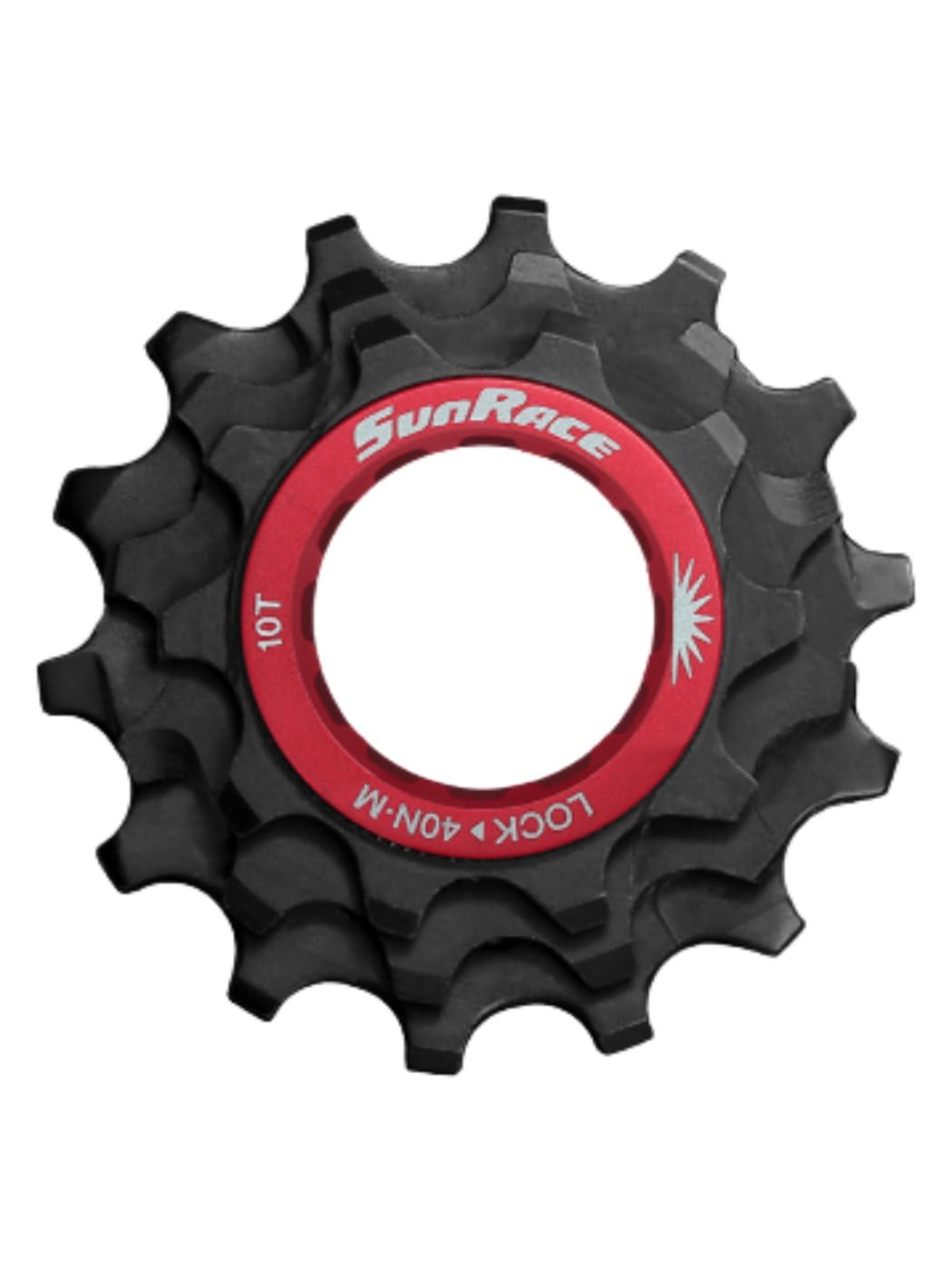 SUNRACE Gratis Ringmutter + 3 Ritzel 12V.