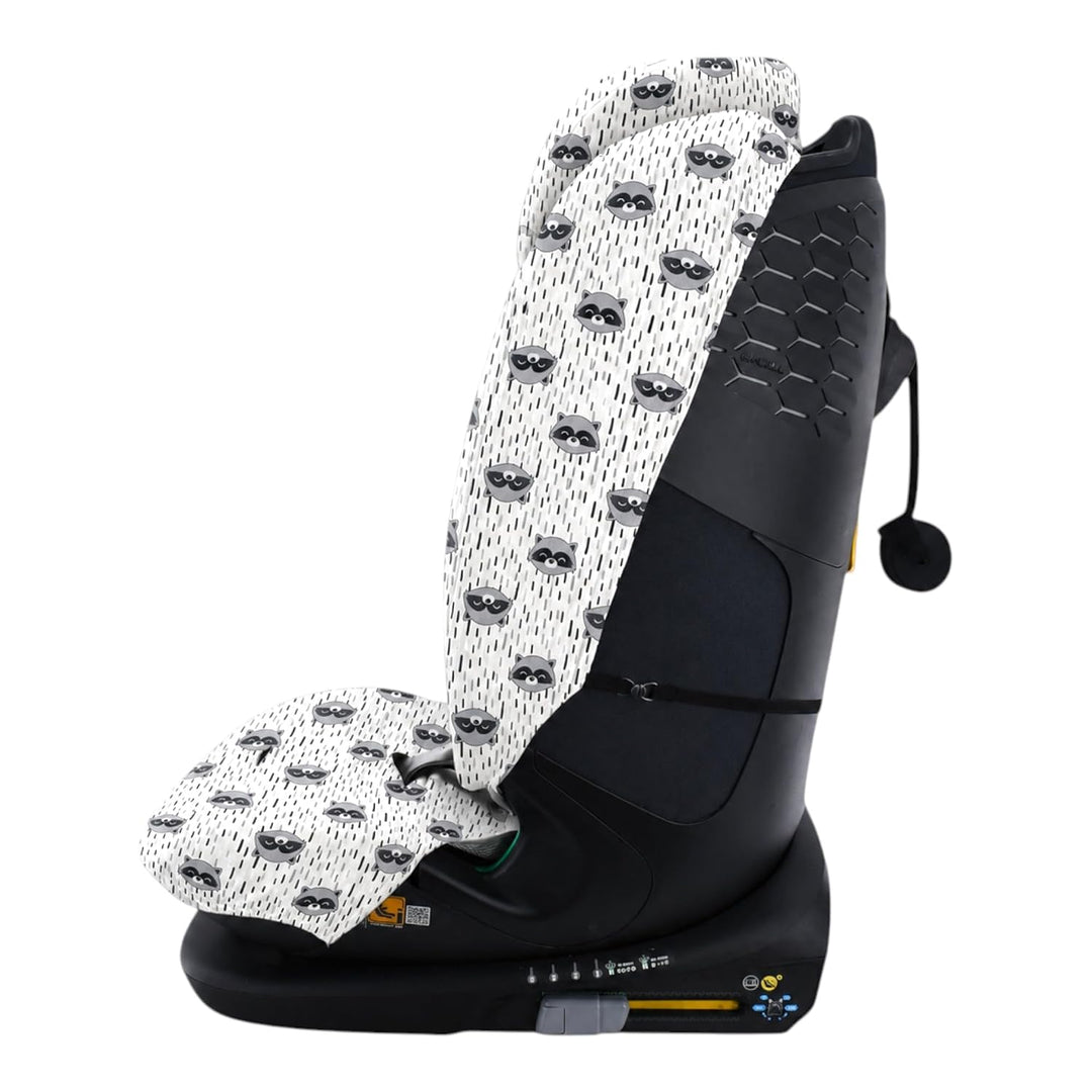 JYOKO Kids Bezug kompatibel mit Bebeconfort, Maxi Cosi Titan Pro, aus Baumwolle (Raccoon) Titan Pro