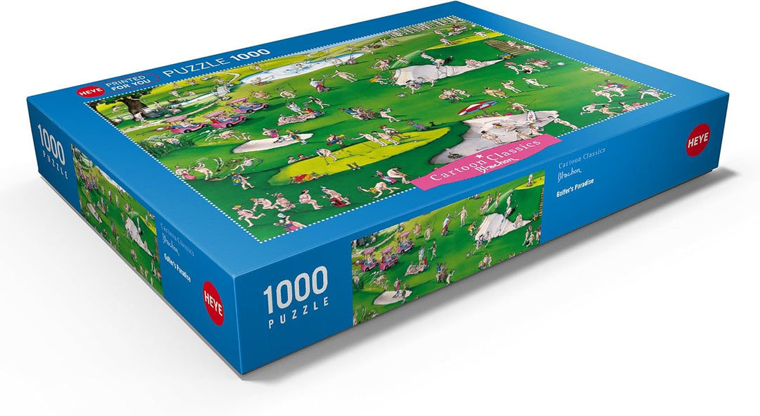 Golfer’s Paradise - Blachon - Cartoon Classics - Premium 1000 Teile Puzzle - MyPuzzle Sonderkollekti