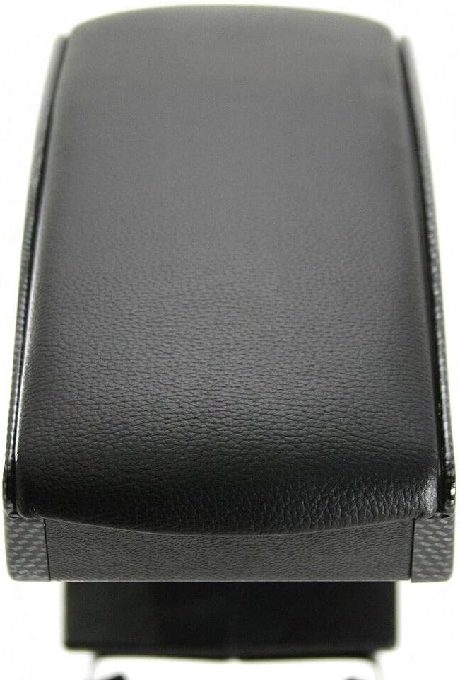 Universal Auto Armlehne Armlehne Mittelkonsole Aufbewahrungsbox Kunstleder Carbon