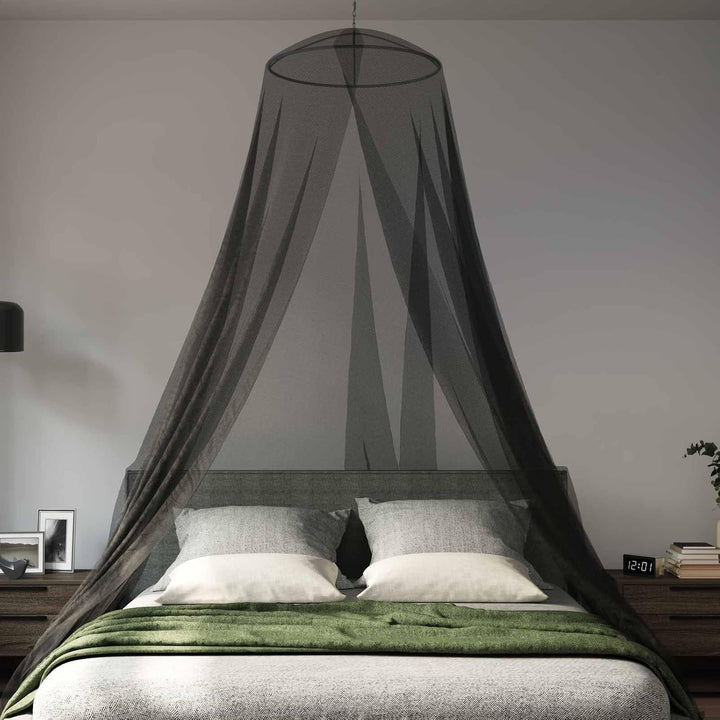 Moskito-Netz für das Bett, Mückennetz aus Polyester, 156 Mesh, ⌀56 x 220 cm, fliegengitter mit Haken