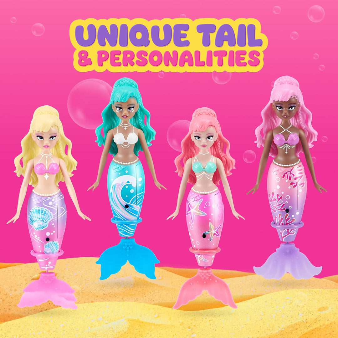 Pets Alive-Water Activated-Series 1-Swimming Mermaid(Sea Star) + (Coral) - 2 pk Rosa, Rosa