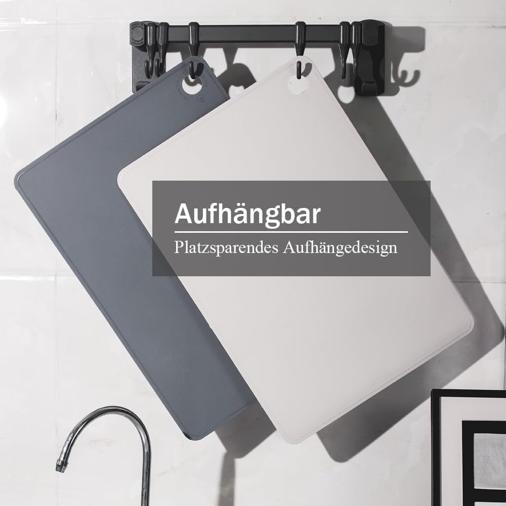 TPU Schneidebrett Flexibles BPA-frei mit Messer- und Saftrille kratzfeste flexible Schneidebretter f